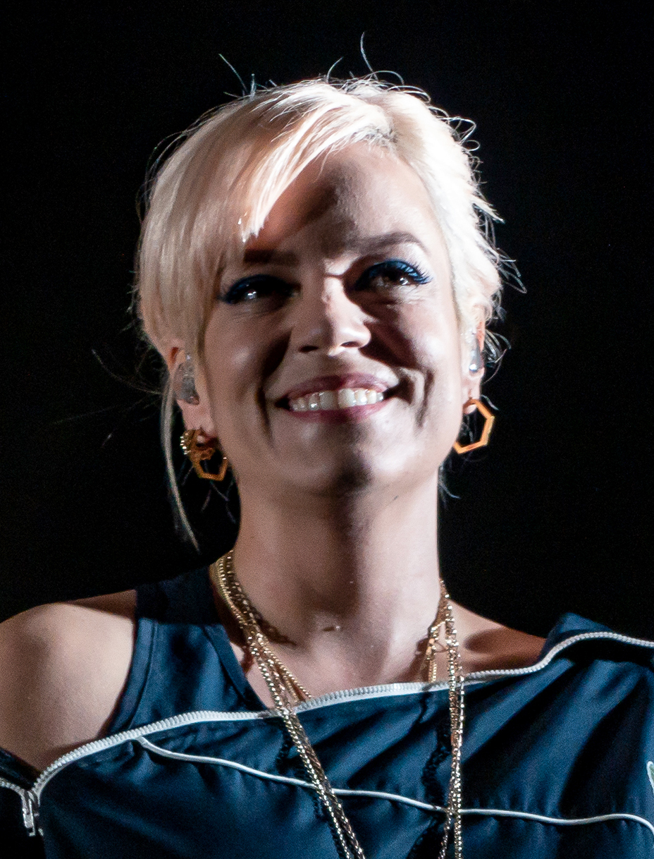 Lily Allen performing live in concert during 2026 Tour